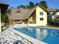 View house of the Guest House LA CASA AMARILLA - Las Terrenas - Dominican Republic